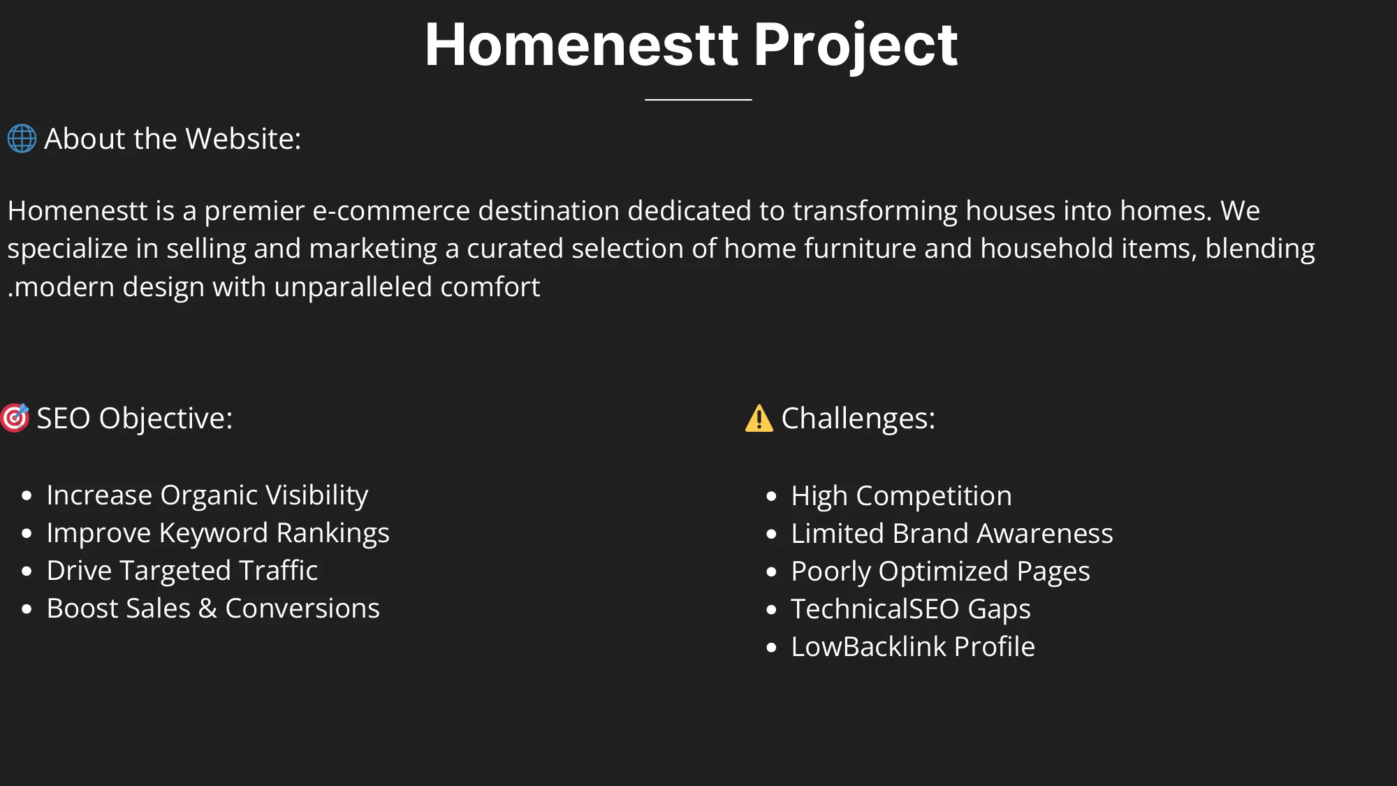 Homenestt Overview