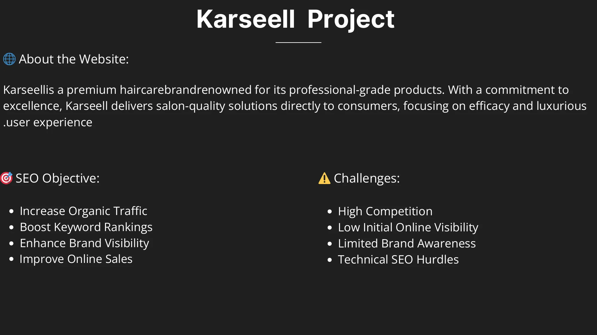 Karseell Overview